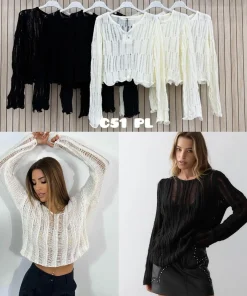 Bluzki damskie,size uni,paczka 6szt ,mix kolor