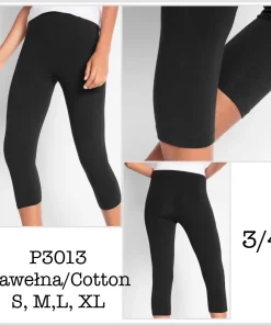 Legginsy Damskie,Size s-xl, paczka 12szt, 1 kolor