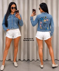 Spodenki jeansowe damskie,size 34-42,paczka 12szt ,1kolor