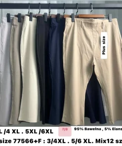 Spodnie Damskie,Size 3xl/4xl-5xl/6xl,paczka 12szt, mix kolor