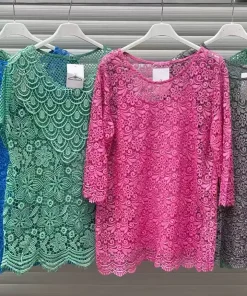 Bluzki damskie wloskie, Size uni ,paczka 6szt mix kolor