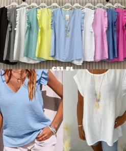 Bluzki damskie,size uni,paczka 6szt ,mix kolor