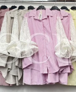 Bluzki damskie wloskie, Size uni ,paczka 6szt mix kolor
