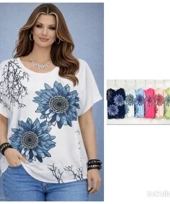 Bluzki damskie,size xl/2xl-2/3xl,paczka 12szt ,mix kolor