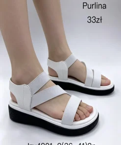 Sandaly DAMSKIE (36-41, 8par) 1 kolor