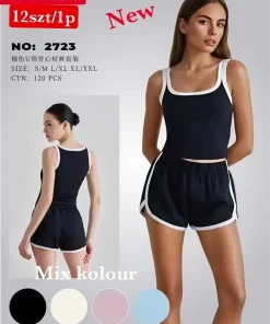 Komplety Damskie,Size s/m-xl/2xl, paczka 12szt, mix kolor