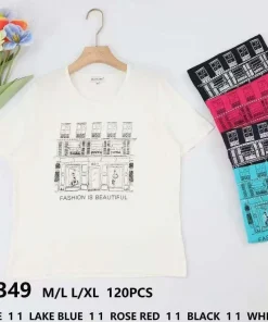 Bluzki Damskie,Size m/l-l/xl,paczka 10szt, mix kolor