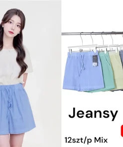 Spodenki jeansowe Damskie,Size s/m-l/xl, paczka 12szt, mix kolor