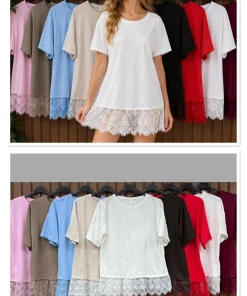 Bluzki damskie wloskie, Size uni ,paczka 6szt mix kolor