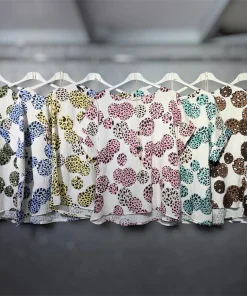 Bluzki damskie wloskie, Size uni ,paczka 6szt mix kolor