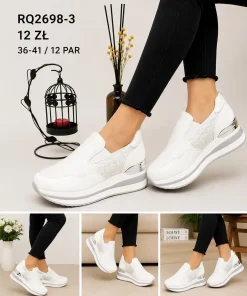 Buty Sportowe DAMSKIE (36-41, 12par) 1 kolor