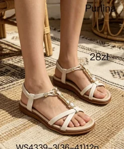 Sandaly DAMSKIE (36-41, 12par) 1 kolor