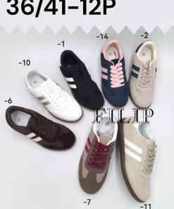Buty Sportowe DAMSKIE (36-41, 12par) 1 kolor