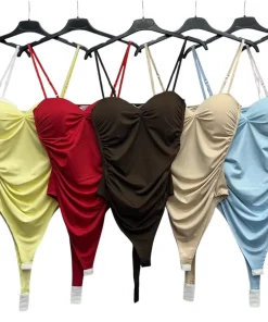 Body damskieWŁOSKA, Size uni ,paczka 6szt mix kolor