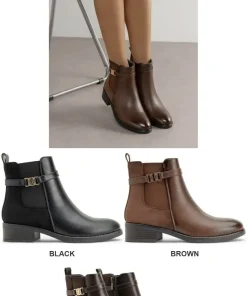 Buty Botki Damskie (36-41, 12par) 1 kolor