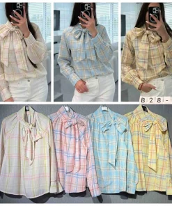 Bluzki damskie wloskie, Size uni ,paczka 6szt mix kolor
