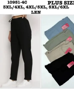 Spodnie Damskie,Size 3xl/4xl-5x/6xl,paczka 12szt, mix kolor