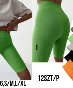 Legginsy Damskie,Size s/m-l/xl, paczka 12szt, mix kolor