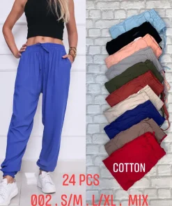 Spodnie Damskie,Size s/m-l/xl,paczka 24szt, mix kolor