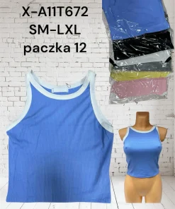 Bluzki Damskie,Size s/m-l/xl,paczka 12szt, mix kolor