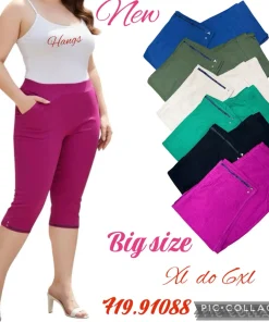 Spodnie Damskie,Size xl-6xl,paczka 12szt, mix kolor