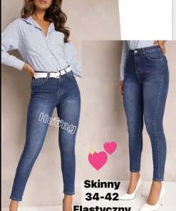 Jeansy damskie,size 34-42,paczka 10szt ,1kolor