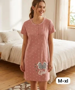 Koszule nocne Damskie,Size m-xl,paczka 12szt, mix kolor