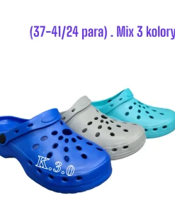 Klapki Kroksy DAMSKIE (37-41, 24par) mix kolor