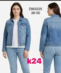 Kurtki Jeansowe damskie,size 38-50, paczka 7szt ,1kolor