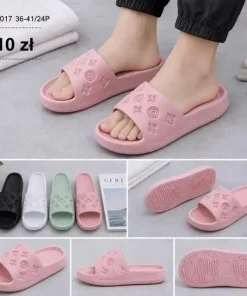 Klapki DAMSKIE (36-41, 24par) mix kolor