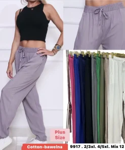 Spodnie Damskie,Size 2xl/3xl-4xl/5xl,paczka 12szt, mix kolor