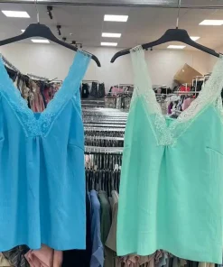 Bluzki damskie wloskie, Size uni ,paczka 6szt mix kolor