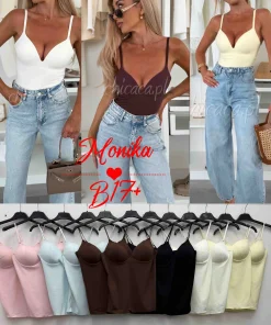 Bluzki damskieWŁOSKA, Size uni ,paczka 6szt mix kolor