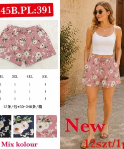 Spodenki Damskie,Size 2xl-5xl, paczka 12szt, mix kolor