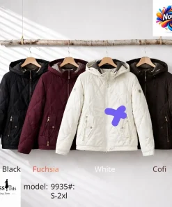 Kurtki Damskie ,size s-2xl ,paczka 5szt,1kolor