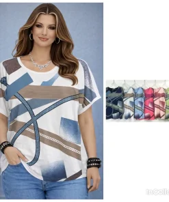 Bluzki damskie,size xl/2xl-2/3xl,paczka 12szt ,mix kolor