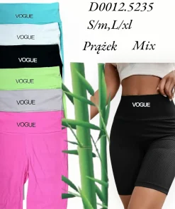 Legginsy Damskie,Size s/m-l/xl,paczka 12szt, mix kolor