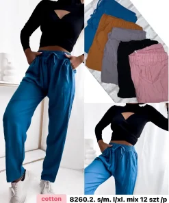 Spodnie Damskie,Size s/m-l/xl,paczka 12szt, mix kolor