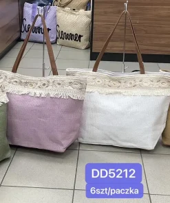 Torebki damskie , paczka 6szt, mix kolor