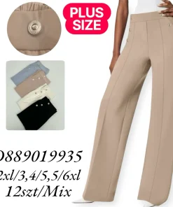 Spodnie Damskie,Size 2xl/3xl-5xl/6xl,paczka 12szt, mix kolor