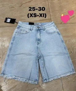 Spodenki jeansowe Damskie ,size xs-xl,paczka 12szt,1kolor