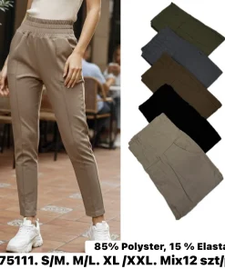Spodnie Damskie,Size s/m-xl/2xl,paczka 12szt, mix kolor