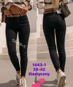 Jeansy damskie,size 34-42,paczka 10szt ,1kolor