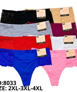 Majtki Damskie,Size 2xl-4xl,paczka 24szt, mix kolor