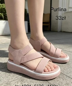 Sandaly DAMSKIE (36-41, 8par) 1 kolor