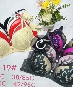 Biustonosz C Damskie,Size 36/80-42/95,paczka 6szt, 1 kolor