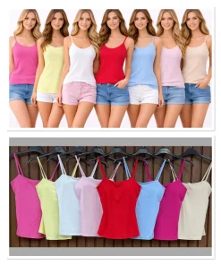 Bluzki damskie wloskie, Size uni ,paczka 6szt mix kolor