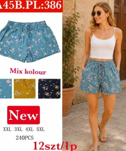 Spodenki Damskie,Size 2xl-5xl, paczka 12szt, mix kolor