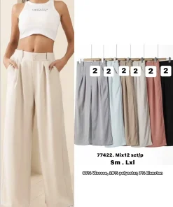 Spodnie Damskie,Size s/m-l/xl,paczka 12szt, mix kolor