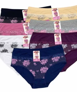 Majtki Damskie,Size xl-3xl, paczka 24szt, mix kolor